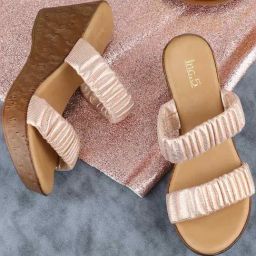 Inc.5 Women's Rose Gold Casual Wedges-picture-24