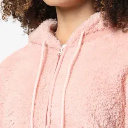 Campus Sutra Pink Regular Fit Sweatshirt image 5