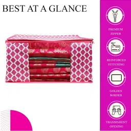 AMAK INC Pink Fabric Multi-Utility Wardrobe Organisers image 5