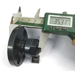 Assorts Tilting Rotary Table 80 mm (3 Inch) with Round Vice, ER20 Collet Adaptor, Tailstock & Chuck W/Back Plate + Fixing T Nut Bolts (With 70 mm 4 Jaw) image 3
