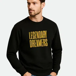 KART BLACK Men Printed Sweatshirt image 4