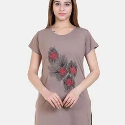 Divine Girl Print Cotton Longline Top-picture-41