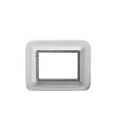Anchor Roma Urban Hue 18 Module Chrome White Polycarbonate Cover Plate with Base Frame & Coller, 66818CWH-picture-37