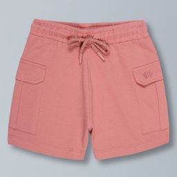 PLUM TREE Girls Solid Outdoor Regular Fit Mid-Rise Cargo Shorts-picture-44