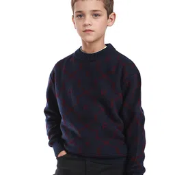 RARE ONES Boys Geometric Printed Long Sleeves Sweater Vest image 5