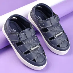 Pine Kids Sandals with Velcro Closure -Blue-picture-21