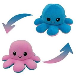 Tickles Reversible Octopus Plush Soft Stuffed Animal Toy for Kids Baby Girl Birthday Gifts (Color: May Vary Size: 20 cm)-picture-26