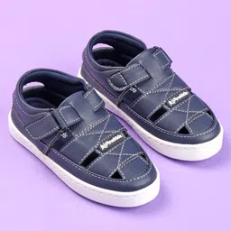 Pine Kids Sandals with Velcro Closure -Blue image 2