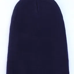 Pine Kids Solid Color Monkey Cap Navy Blue - Diameter 20 cm image 3