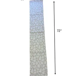 Bells & Whistles Sareta Off-White & Beige Embroidered Pure Cotton Table Runner image 5