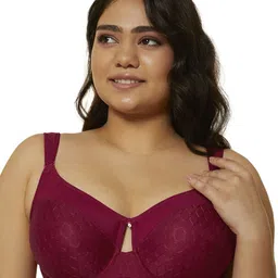 Triumph Women Plus Size Full Coverage Non Padded Minimizer Bra-picture-37