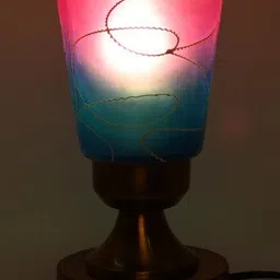 1ST TIME Blue Glass Cylinder Table Lamps-image-30