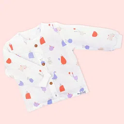 Honcho Baby Kids Printed Pure Cotton Top With Pyjama image 5