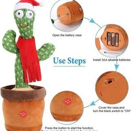 f a s t f r i e n d s Dancing Cactus Toy | Cactus Talking Toy For Baby | Cactus Speaking Toy Singing image 4