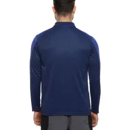 Campus Sutra Blue Polyester Polo T-Shirt image 2