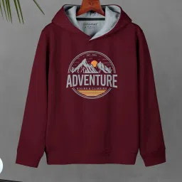 Hellcat Yellow and Burgundy Regular Fit Printed Sweatshirt - Pack of 2 image 4