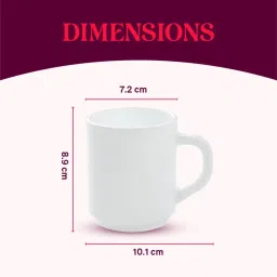 Larah by Borosil Multicolor Ceramic Tea & Coffee Mug - Set fo 6 240ml image 4