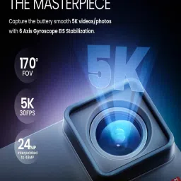 Digitek DAC 002 5K Ultra HD Action Camera - 24MP, 100ft Waterproof, Dual 1350mAh Batteries image 4