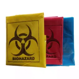 TECHNOSPILL 19 x 21 Inch 80 micron Biohazard & Bio-Medical Waste Bag (Pack of 60)-picture-46