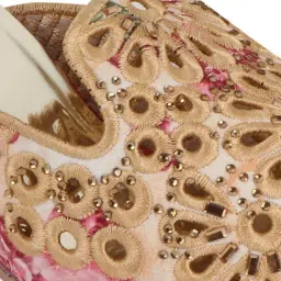 Shoetopia Kids Gold Mule Shoes image 4