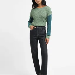 Levi's 725 Dark Navy Relaxed Fit High Rise Jeans image 4