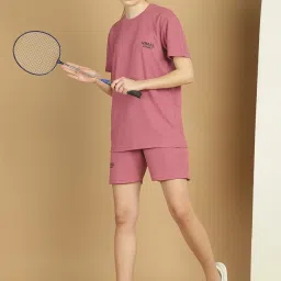 Vimal Jonney Pink Regular Fit Mid Rise Shorts image 4