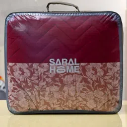 Saral Home Rose Cotton 250 TC 400 GSM Reversible Single Quilt image 4