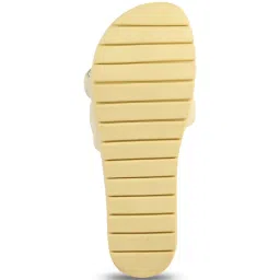 Metro Women's Yellow Casual Sandals image 4