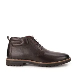Bata Men's Brown Derby Boots-picture-20