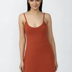 Forever 21 Rust Mini A Line Dress-picture-14