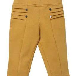 Tiny Girl Kids Yellow Regular Fit Capri-picture-13