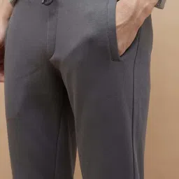 Fame Forever By Lifestyle Grey Slim Fit Trackpants image 4