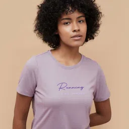 KAPPA Purple Printed Sports T-Shirt image 4