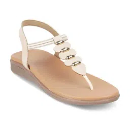 Tresmode Women's Beige Sling Back Sandals-picture-35