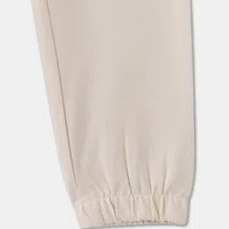 R&B Kids Beige Graphic Regular Fit Joggers image 4