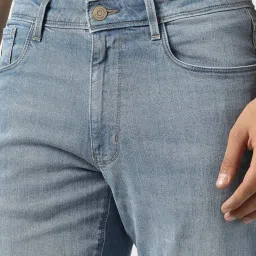 Van Heusen Blue Cotton Regular Fit Jeans image 4