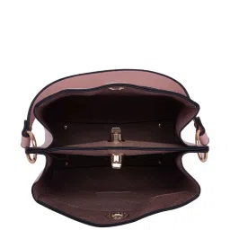 Giordano Pink Solid Medium Hobo Handbag image 4