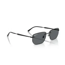 Ray-Ban Grey Polarized Irregular Unisex Sunglasses image 3