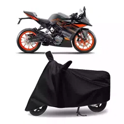 Auto Pearl Bike Cover for KTM RC 200 (Black)-picture-25