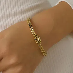 MYKI Women Gold-Plated Wraparound Bracelet image 3