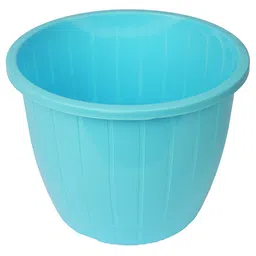 Kuber Industries Blue 6 Pcs Solid Flower Planters image 2