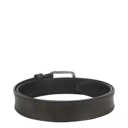 Aditi Wasan Black Leather Waist Belt for Men image 3