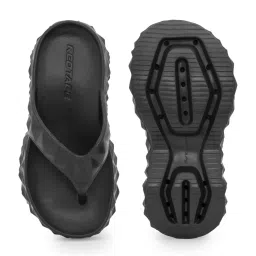 Red Tape Women's Sunnies Black Flip Flops image 4