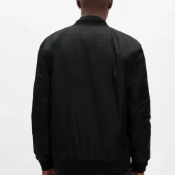 GAP Black Regular Fit Solid Jacket image 2