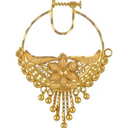 Malabar Gold and Diamonds 22k (916) Yellow Gold Nosering for Women-picture-16