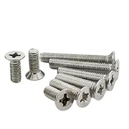 Rpi Shop M4x6mm Phillips Drive Countersunk (CSK) Head Screw Full Thread Nickel Finish Pack of 25 Pcs image 2