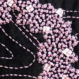 Mid July Home Grey & Pink Set of 4 Abstract Velvet Square Cushion Covers image 5