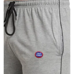 Vimal Jonney Dark Grey & Grey Regular Fit Trackpants - Pack of 2 image 4