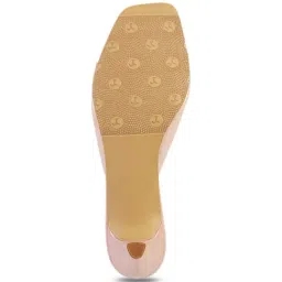 Mochi Women's Peach Casual Sandals image 4