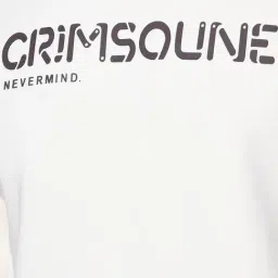 Crimsoune Club Beige Regular Fit Printed Sweatshirt image 5